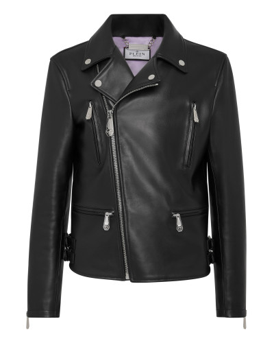 Leather Jacket Gothic Plein