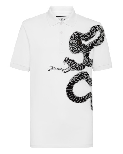 Slim Fit Polo shirt SS Snake