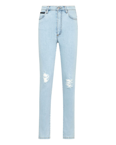 Denim Super High Waist Jegging Dragon