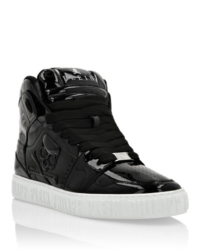 Super Street Hi-Top Sneakers Skull&Bones