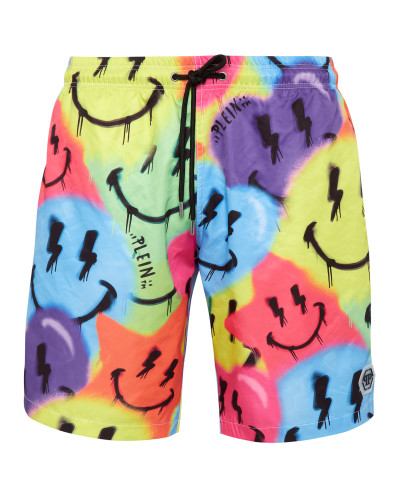 Printed Jogging Shorts Smile All-over