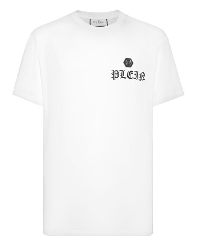 T-shirt Round Neck SS with Crystals Skull&Bones