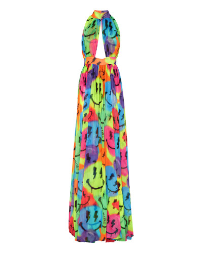 Chiffon Long Dress Smile