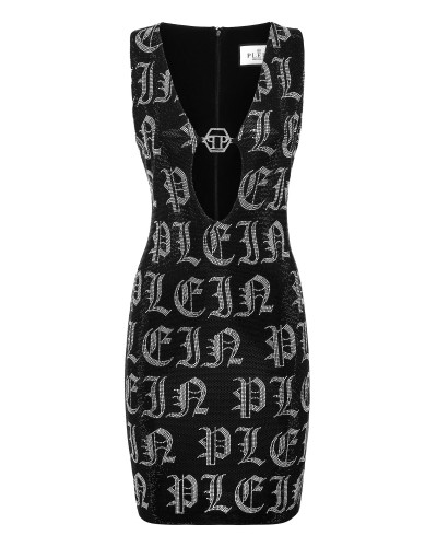 Mini Dress Gothic Plein Strass