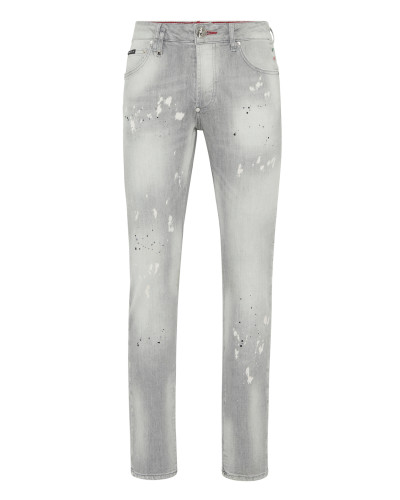 Denim Super Straight Cut Trousers Racing Club