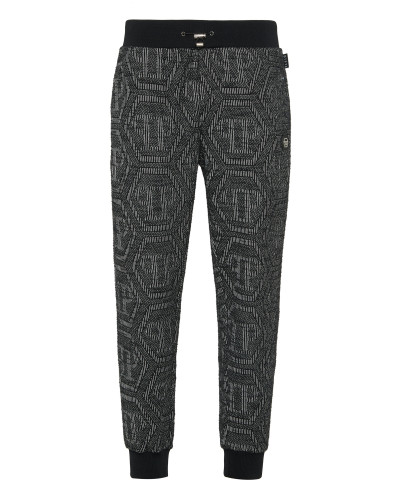 Jacquard Jogging Pants Monogram