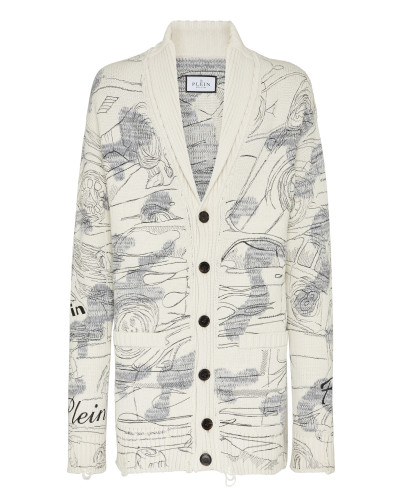 Knitted Cardigan LS Cars Racing