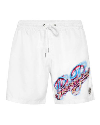 Jogging Printed Shorts Hologram Plein