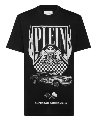 Jersey T-shirt Round Neck SS Strass Flame Racing