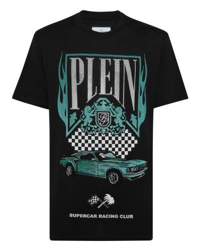 Jersey T-shirt Round Neck SS Strass Flame Racing