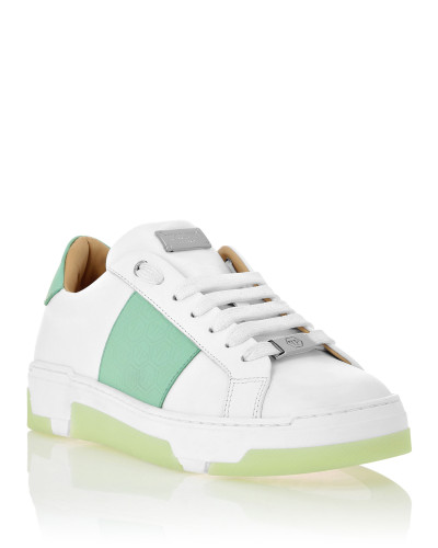 Leather Lo-Top Sneakers Monogram
