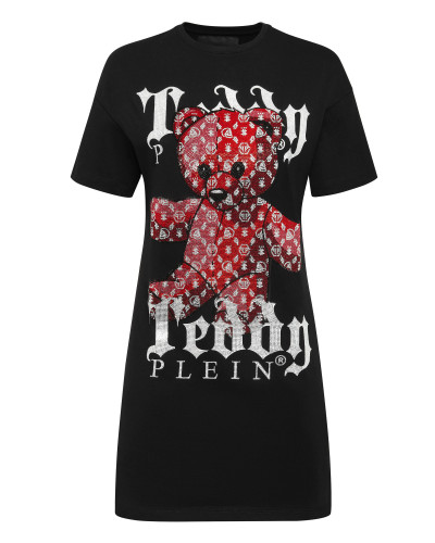 T-Shirt Short Dresses Monogram Teddy Bear