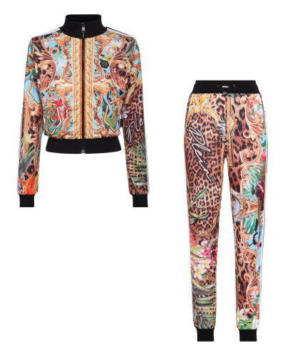 Tracksuit Top/Trousers Baroque Flowers