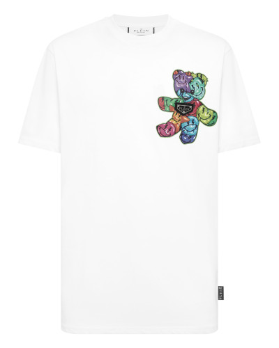 Round Neck T-Shirt Teddy Balloon