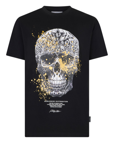 Jersey T-Shirt Plein Skull Baroque Dots Jersey T-Shirt Plein Skull Baroque Dots