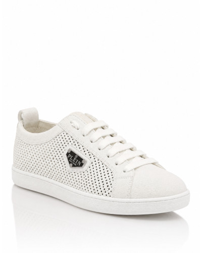 Perforated Suede Low-Top Sneakers Perforated Suede Low-Top Sneakers