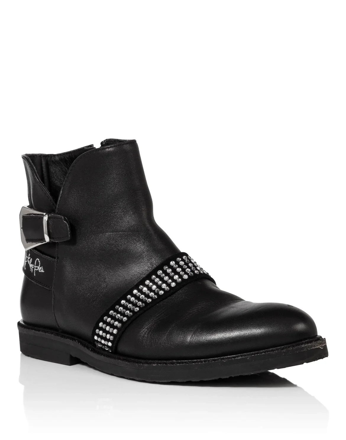 Boots Low Flat "agnes", цвет: Черный