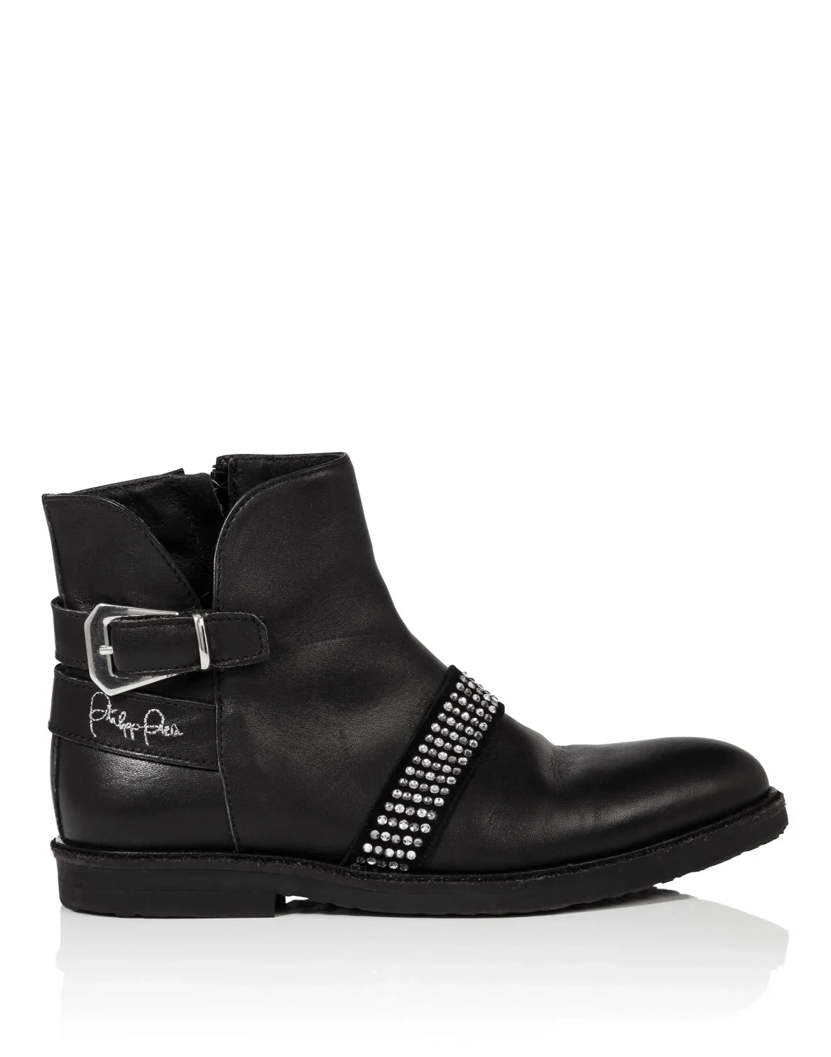 Boots Low Flat "agnes", цвет: Черный