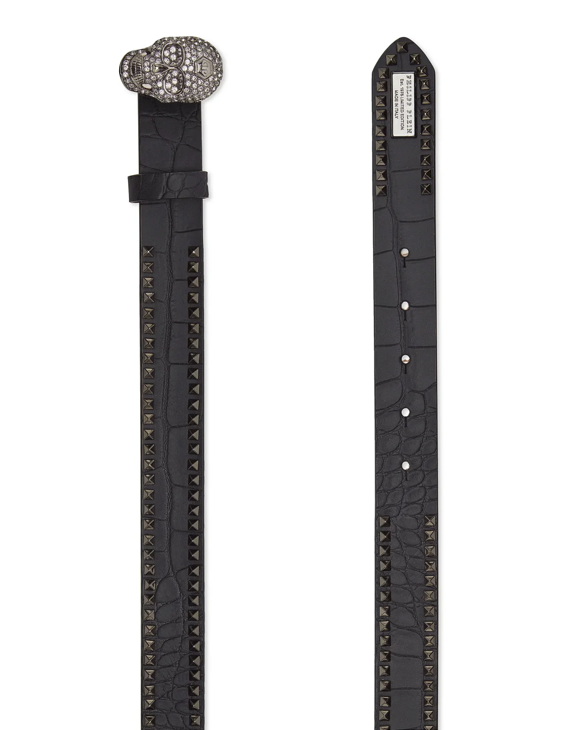 Leather Belts Skull, цвет: Черный