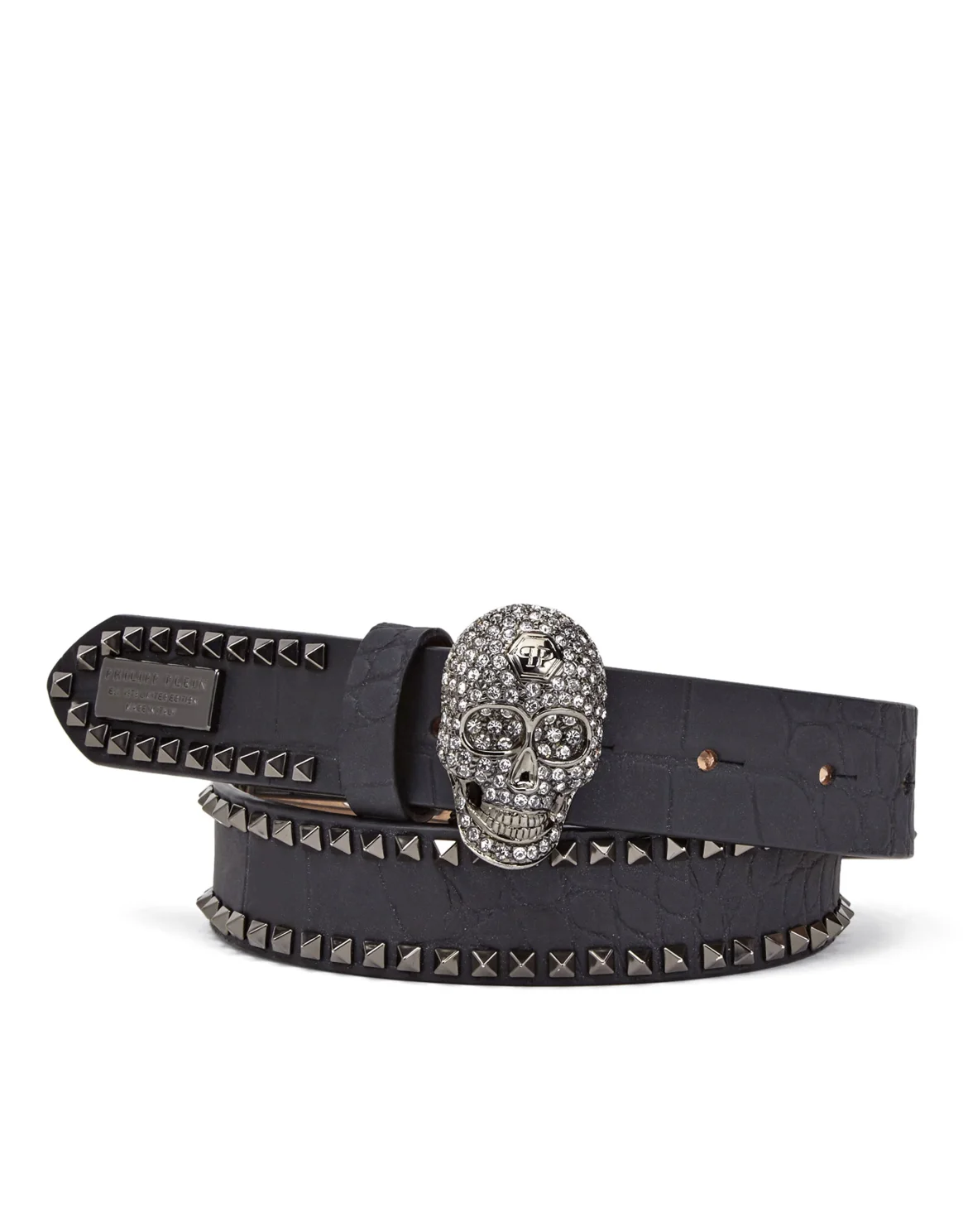 Leather Belts Skull, цвет: Черный