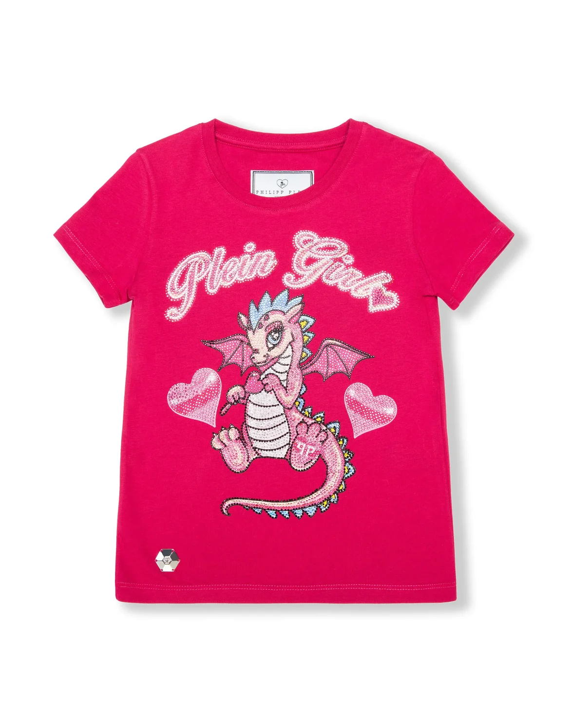 T-shirt Round Neck SS Dragon, цвет: Розовый