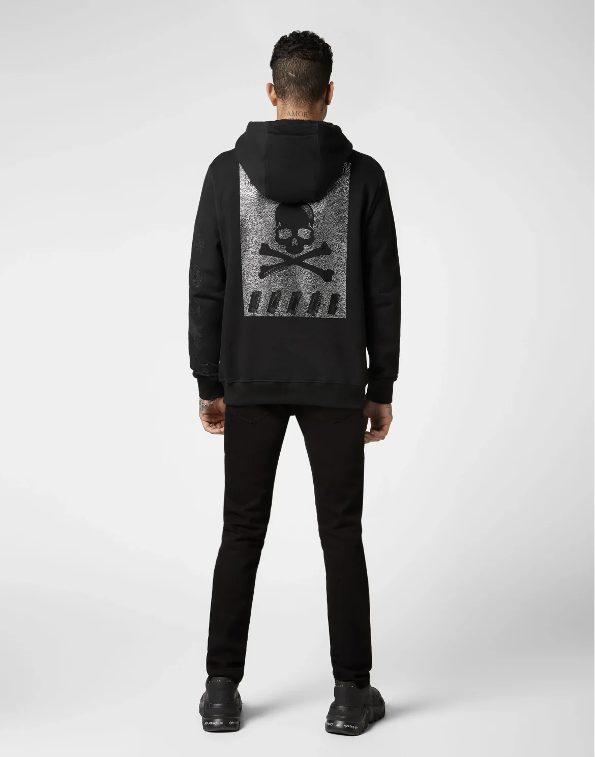 Hoodie sweatshirt Skull, цвет: Черный