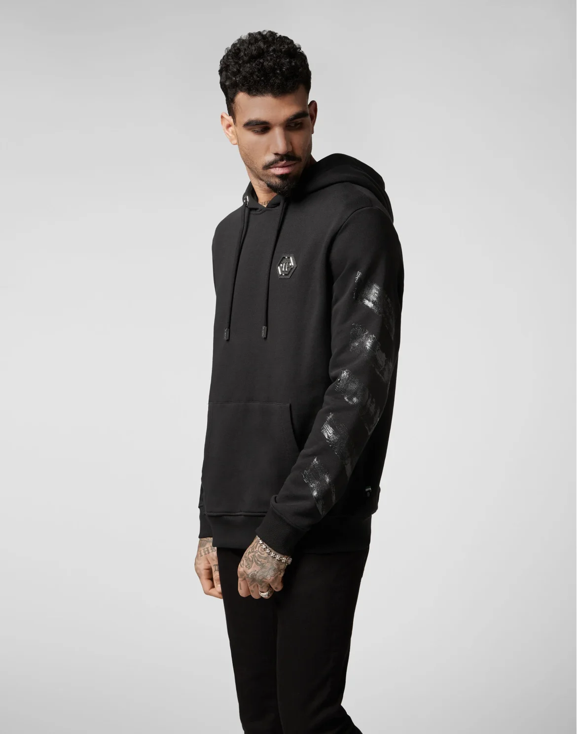 Hoodie sweatshirt Skull, цвет: Черный