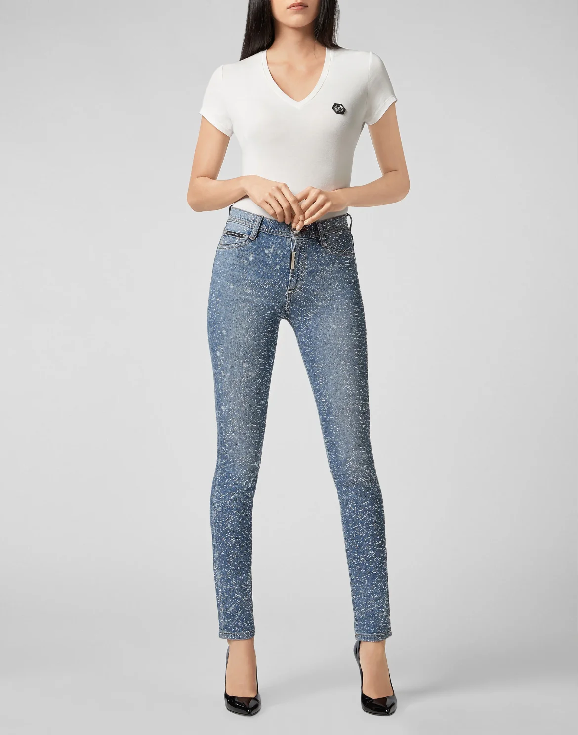 High Waist Jegging Statement, цвет: Синий