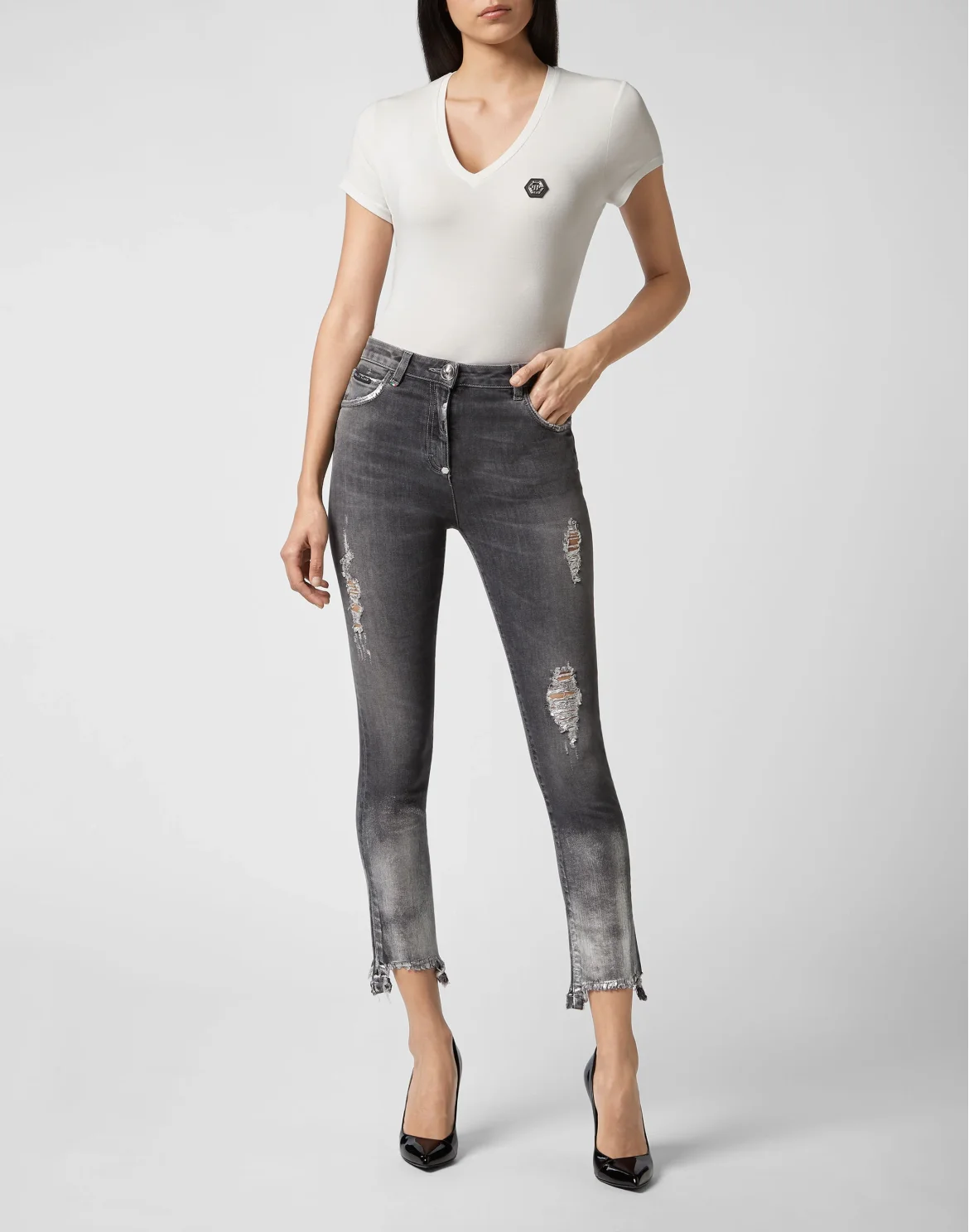 High Waist Jegging Statement, цвет: Серый