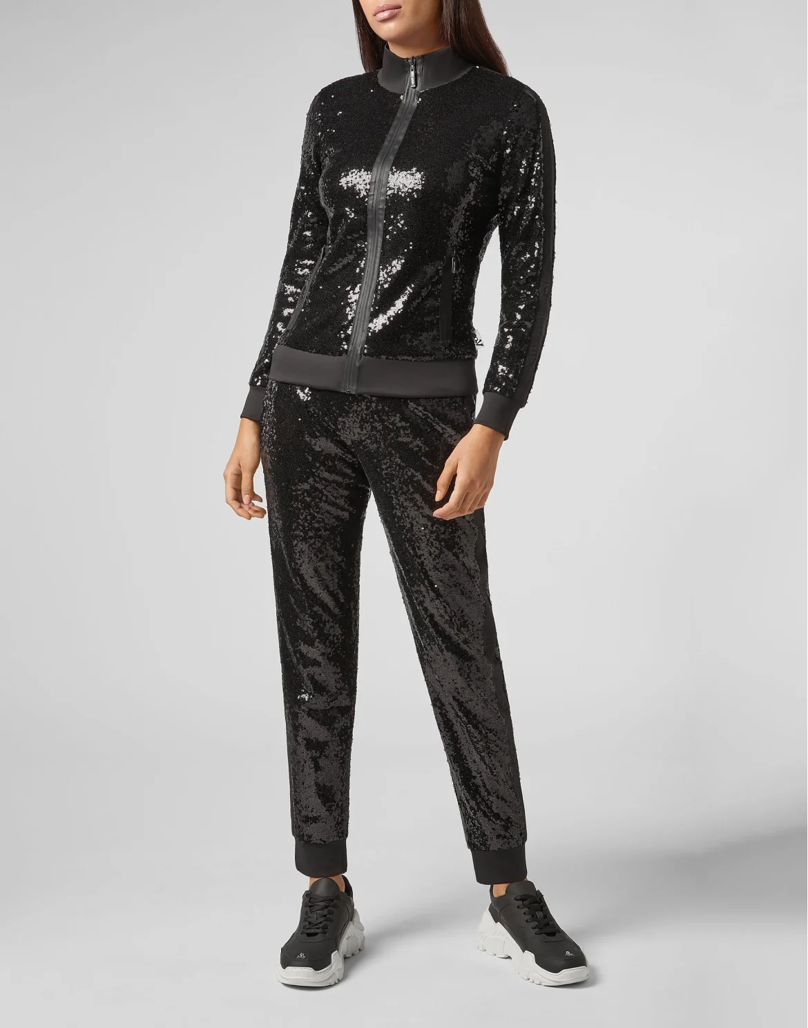 Jogging Trousers XYZ Paillettes, цвет: Черный