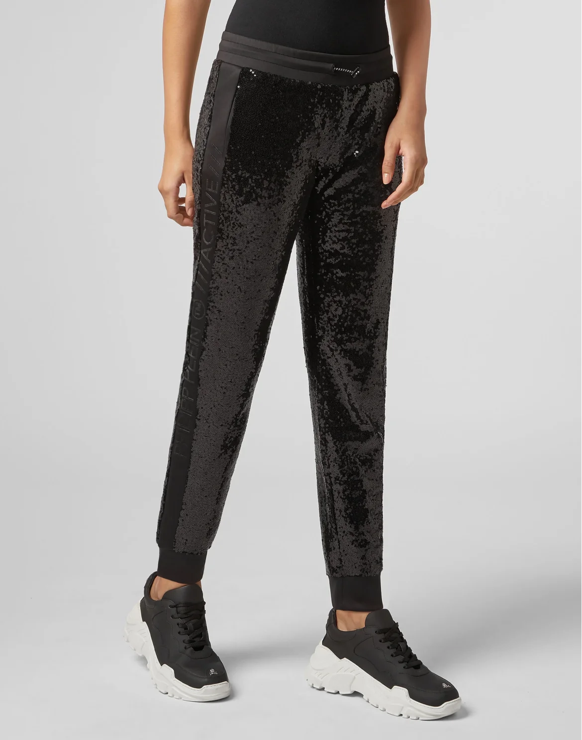 Jogging Trousers XYZ Paillettes, цвет: Черный