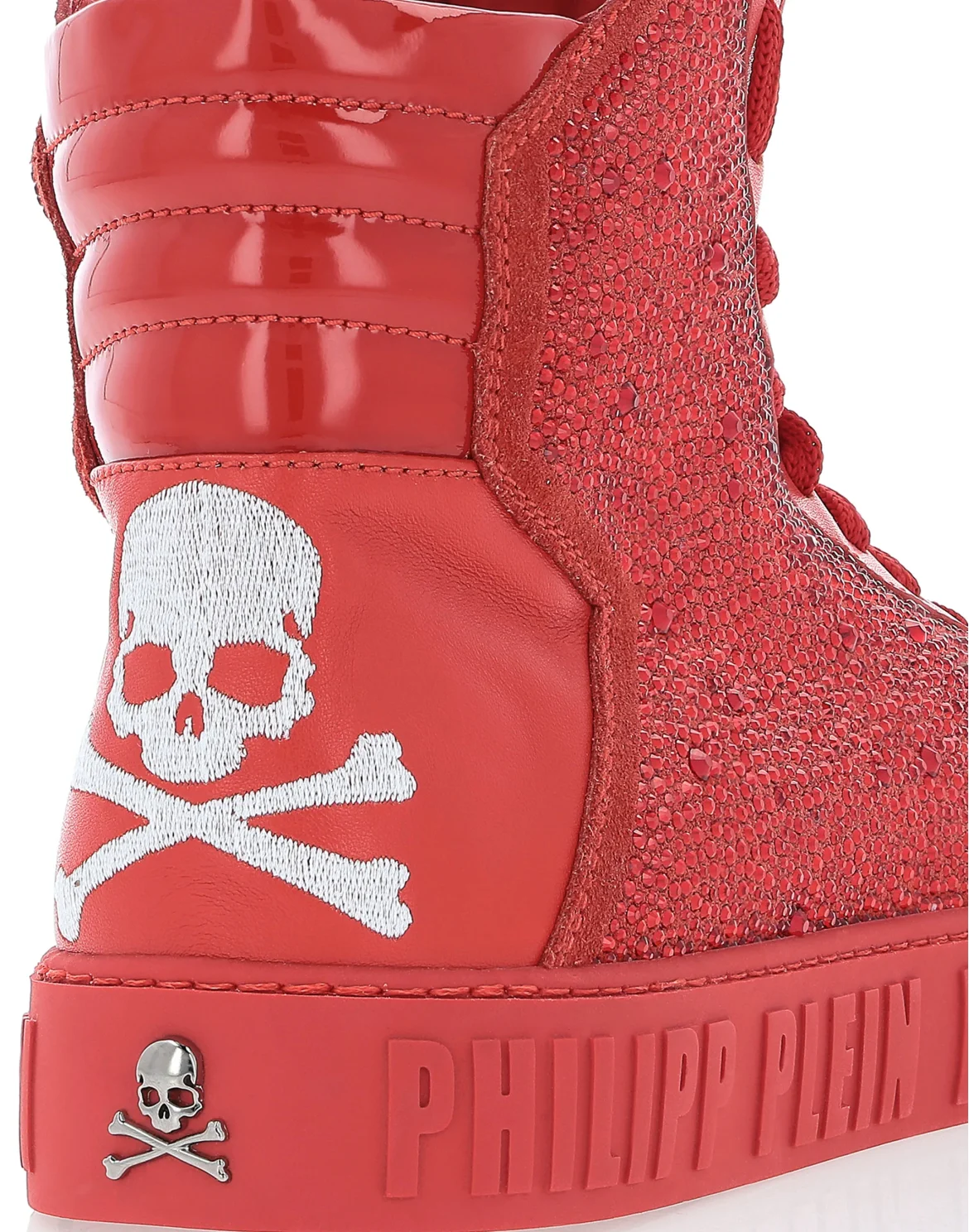 Hi-Top Sneakers Crystal, цвет: Красный