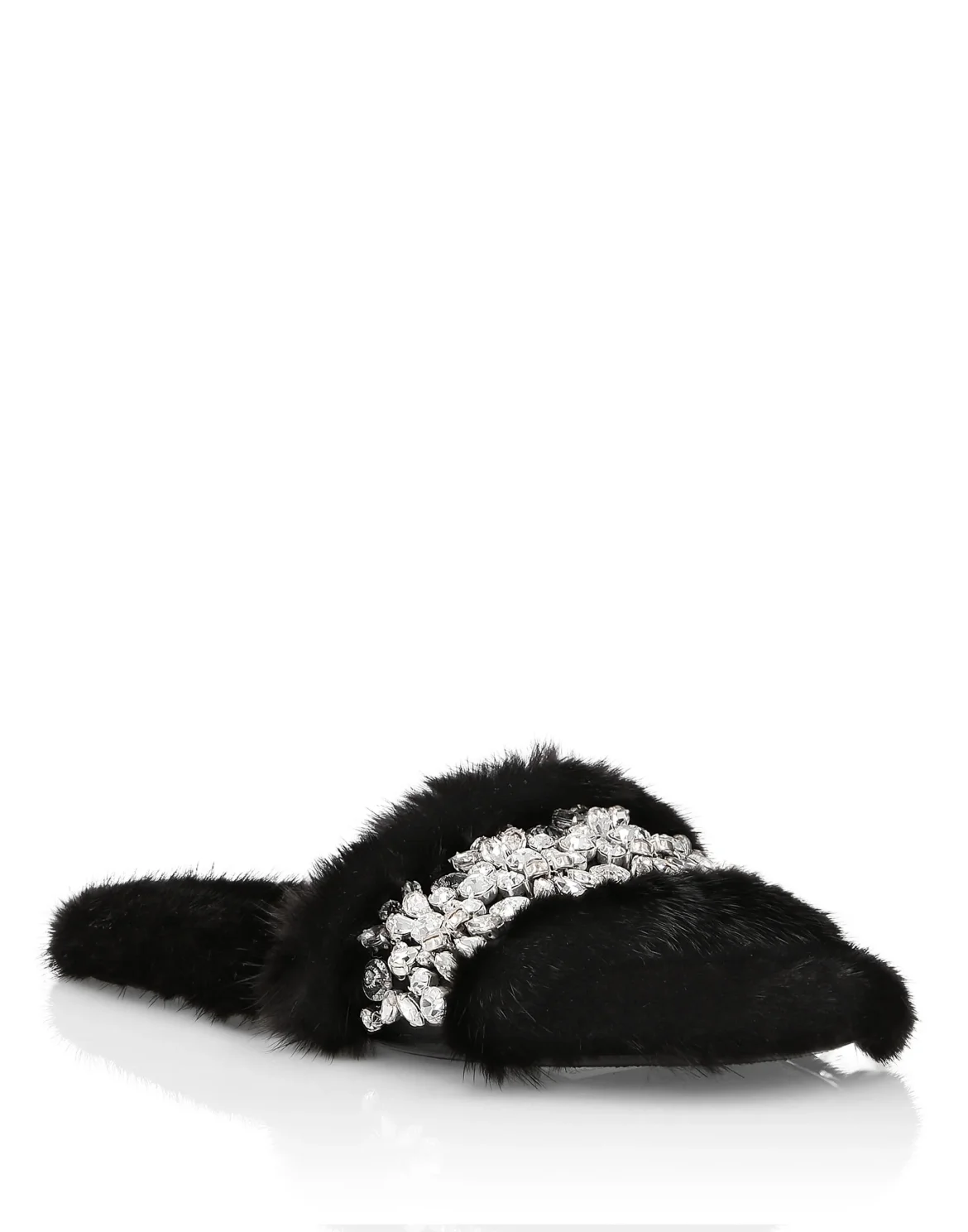 Sandals Flat Luxury, цвет: Черный