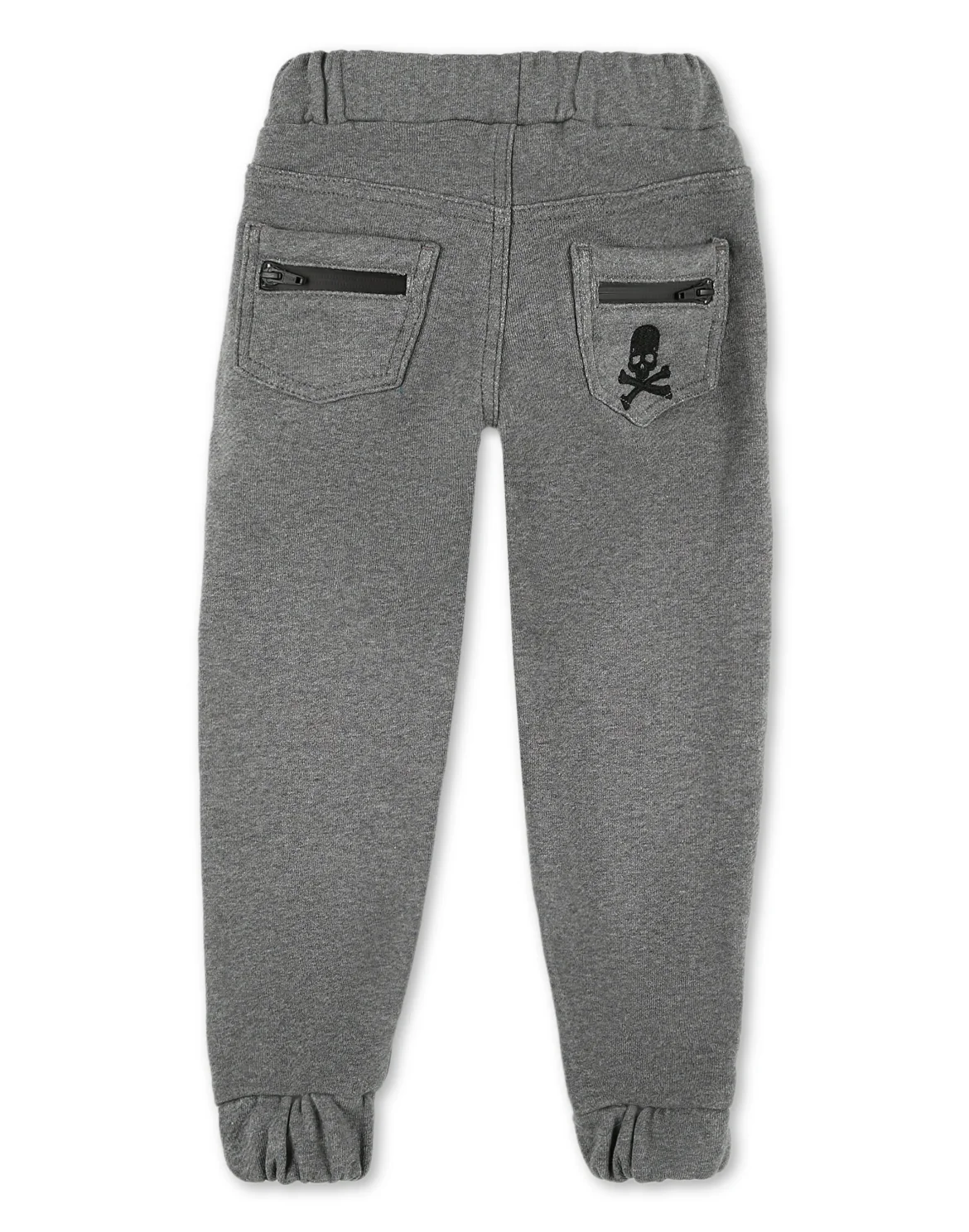 Denim Jogging Trousers Skull, цвет: Черный