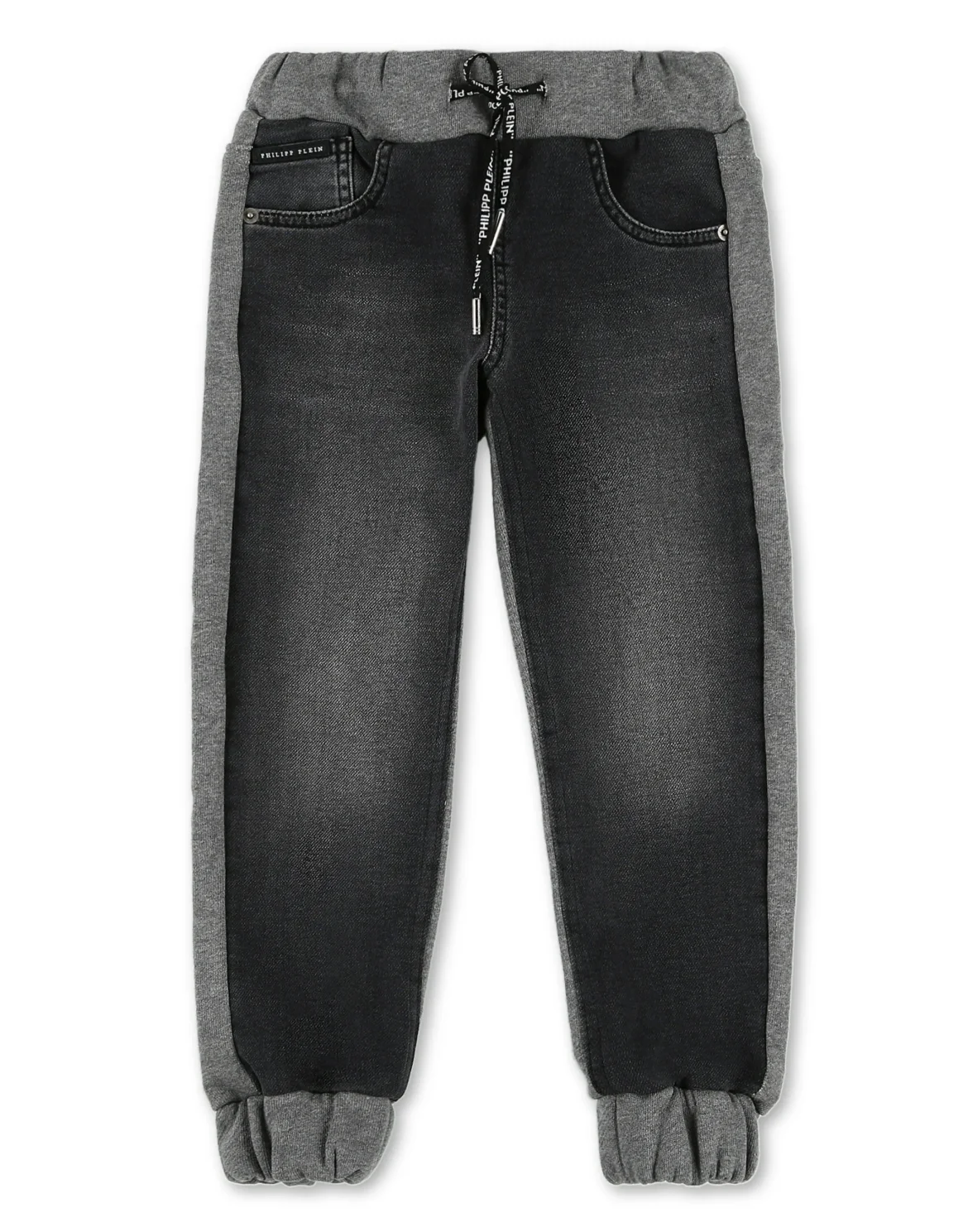 Denim Jogging Trousers Skull, цвет: Черный