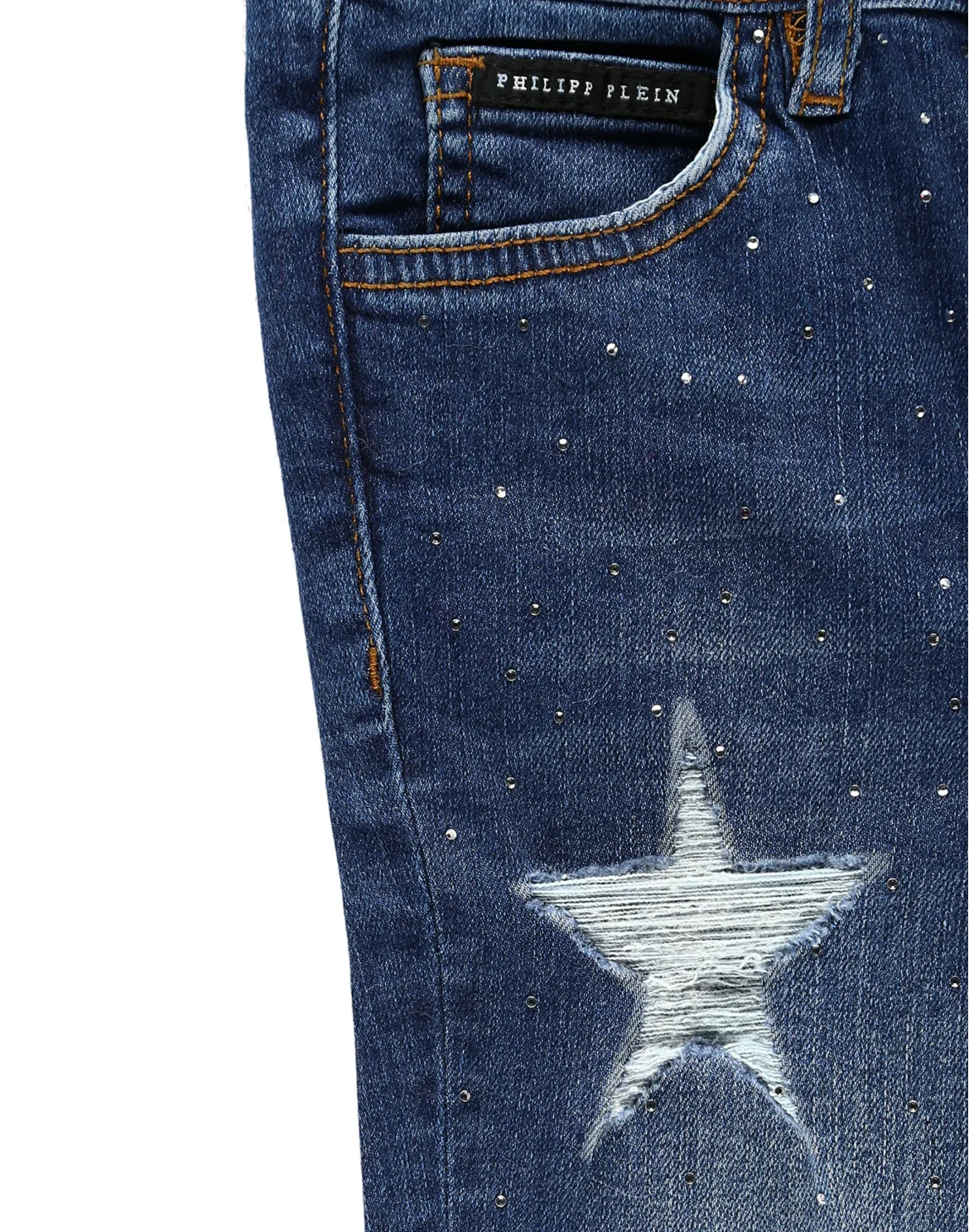 Denim Trousers Stars, цвет: Синий