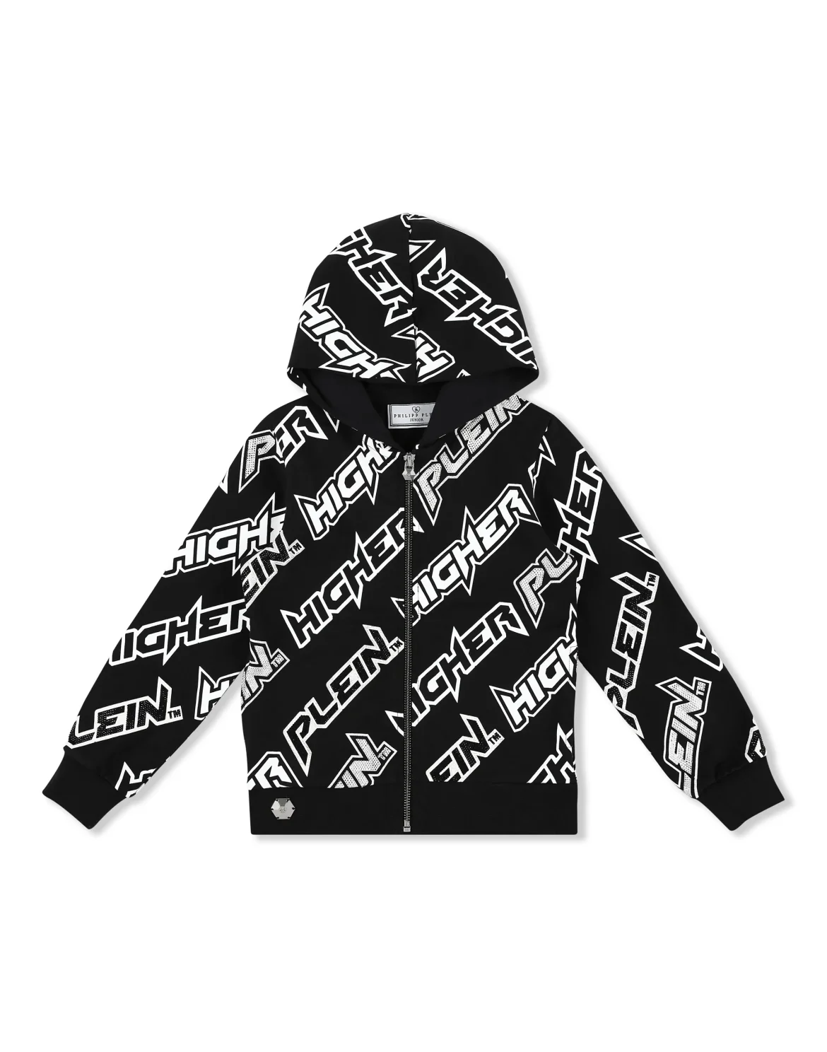 Hoodie Sweatjacket Space Plein, цвет: Черный