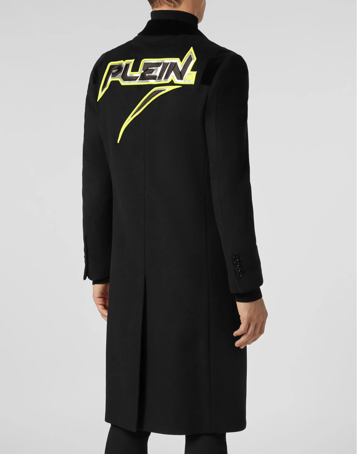 Coat Long Space Plein, цвет: Черный