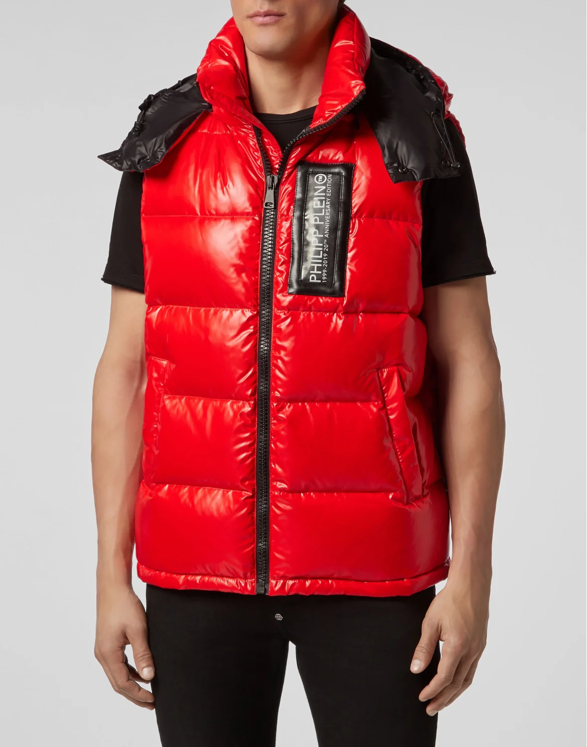 Short Nylon Vest Anniversary 20th, цвет: Красный
