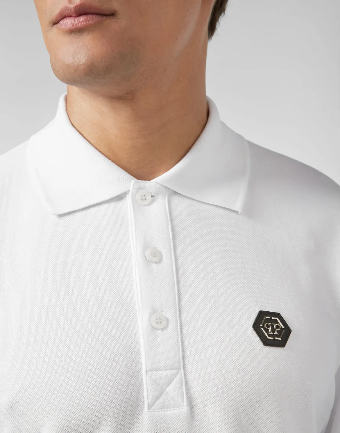 Slim Fit Polo shirt SS  Anniversary 20th, цвет: Белый