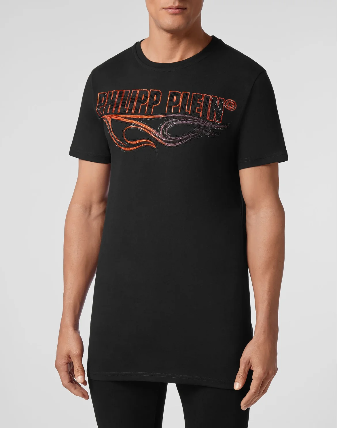 T-shirt Round Neck SS Flame, цвет: Черный