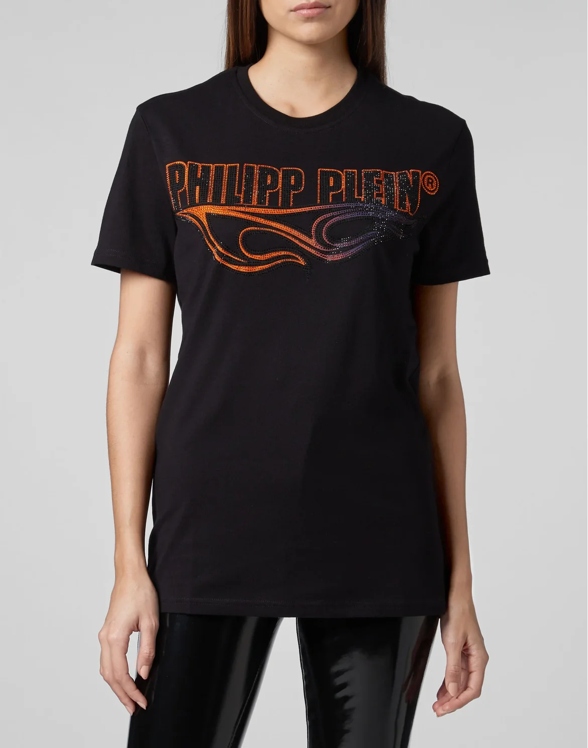 T-shirt Round Neck SS Flame, цвет: Черный