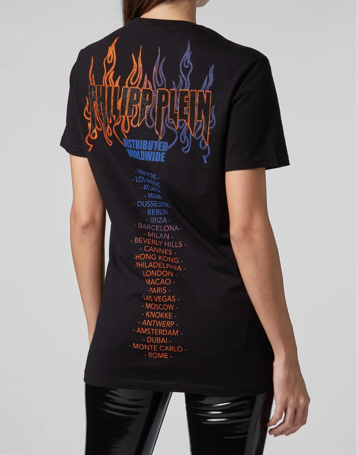 T-shirt Round Neck SS Flame, цвет: Черный