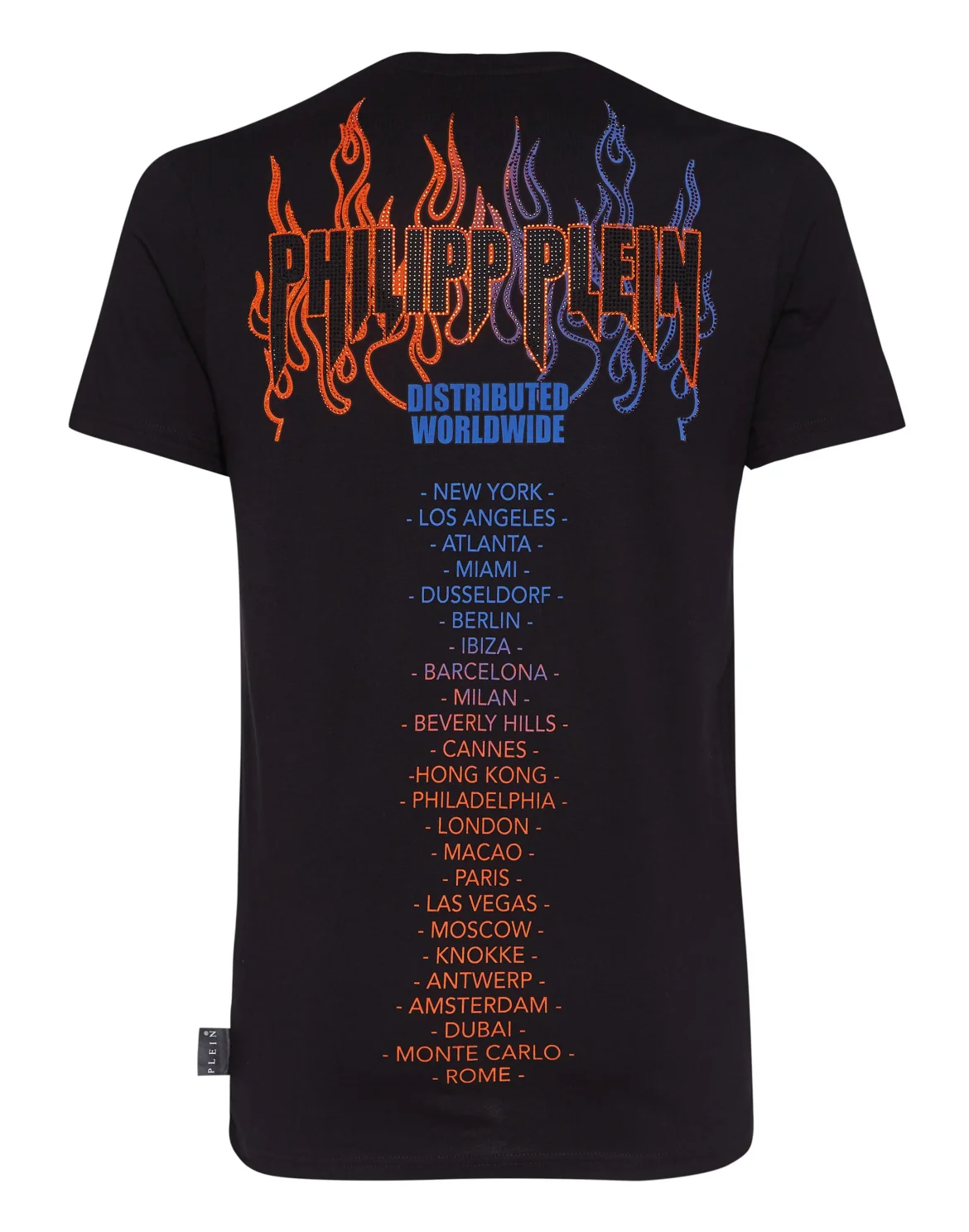 T-shirt Round Neck SS Flame, цвет: Черный
