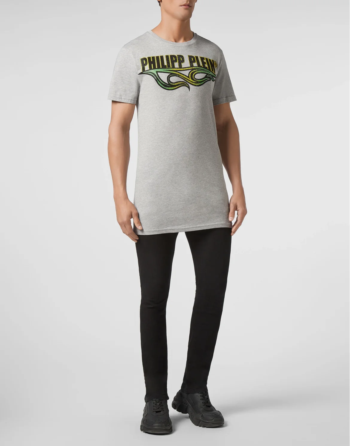 T-shirt Round Neck SS Flame, цвет: Серый
