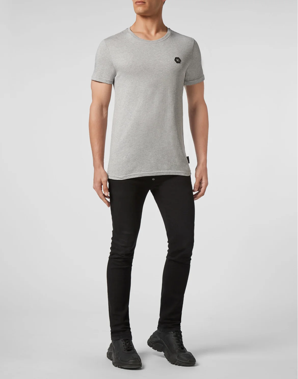 T-shirt Round Neck SS  Rock PP, цвет: Серый