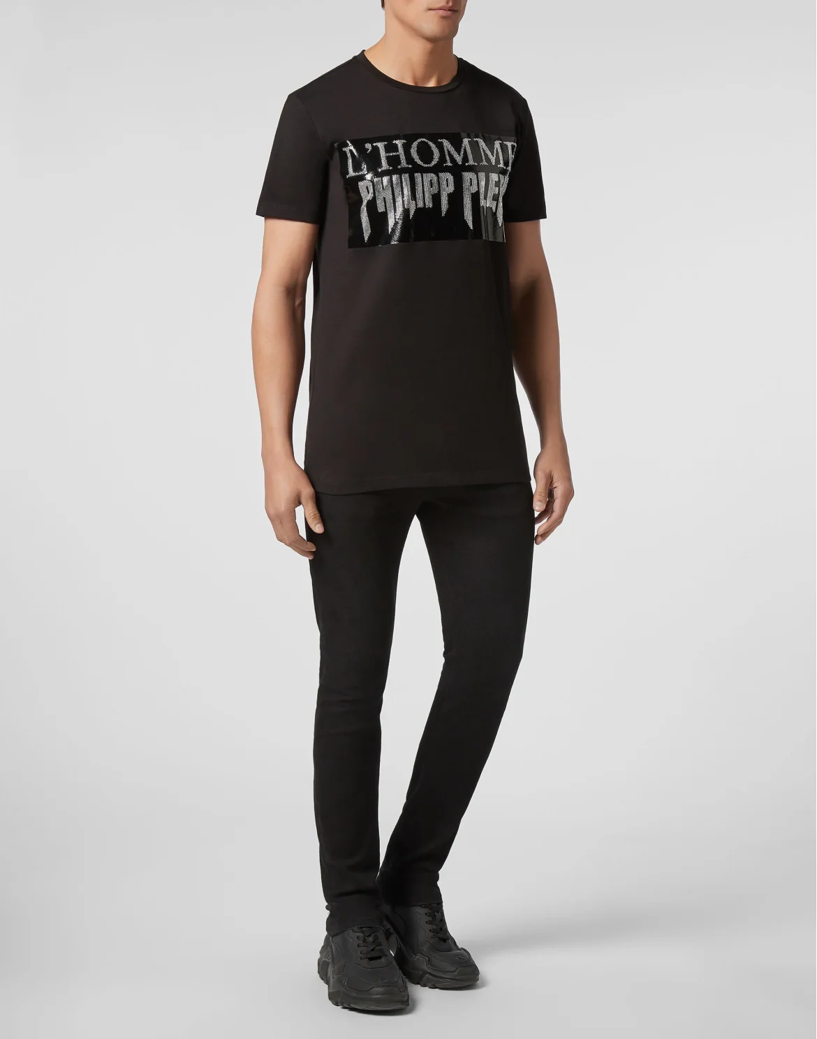 T-shirt Round Neck SS Rock PP, цвет: Черный