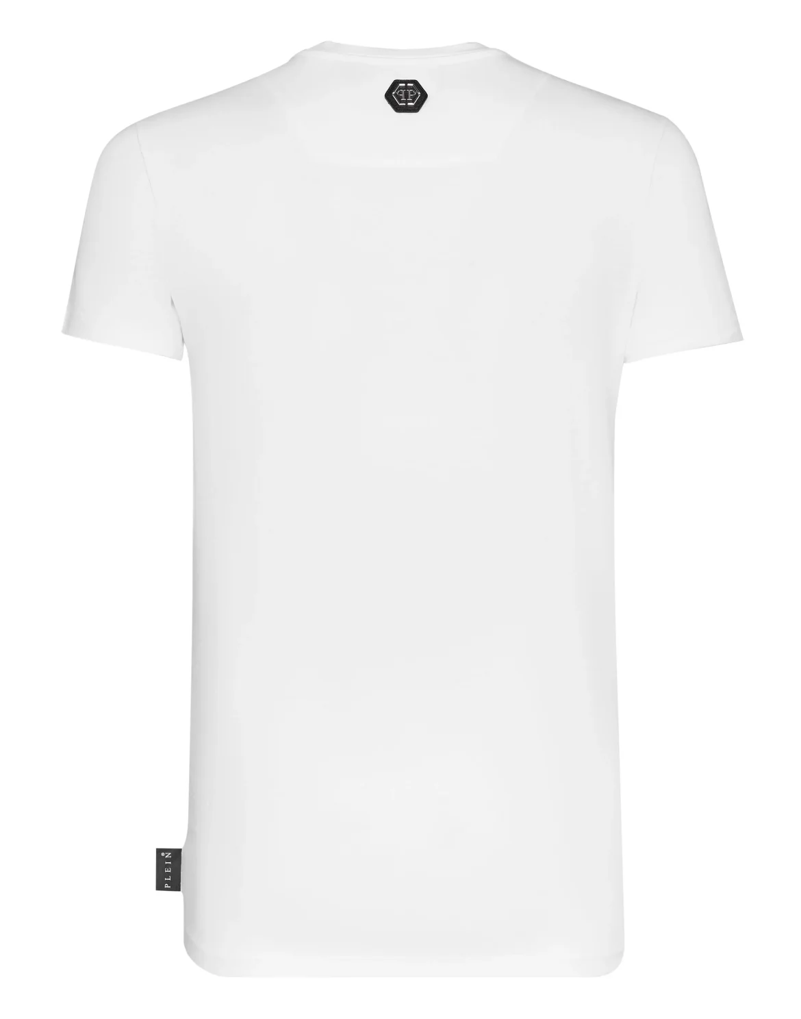T-shirt Platinum Cut Round Neck Space Plein, цвет: Белый