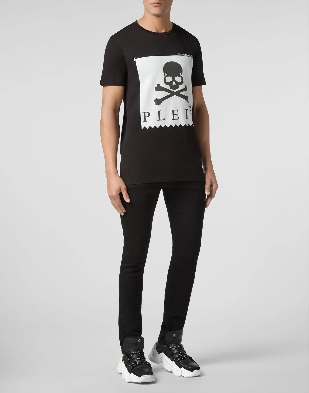 T-shirt Round Neck SS  Statement, цвет: Черный