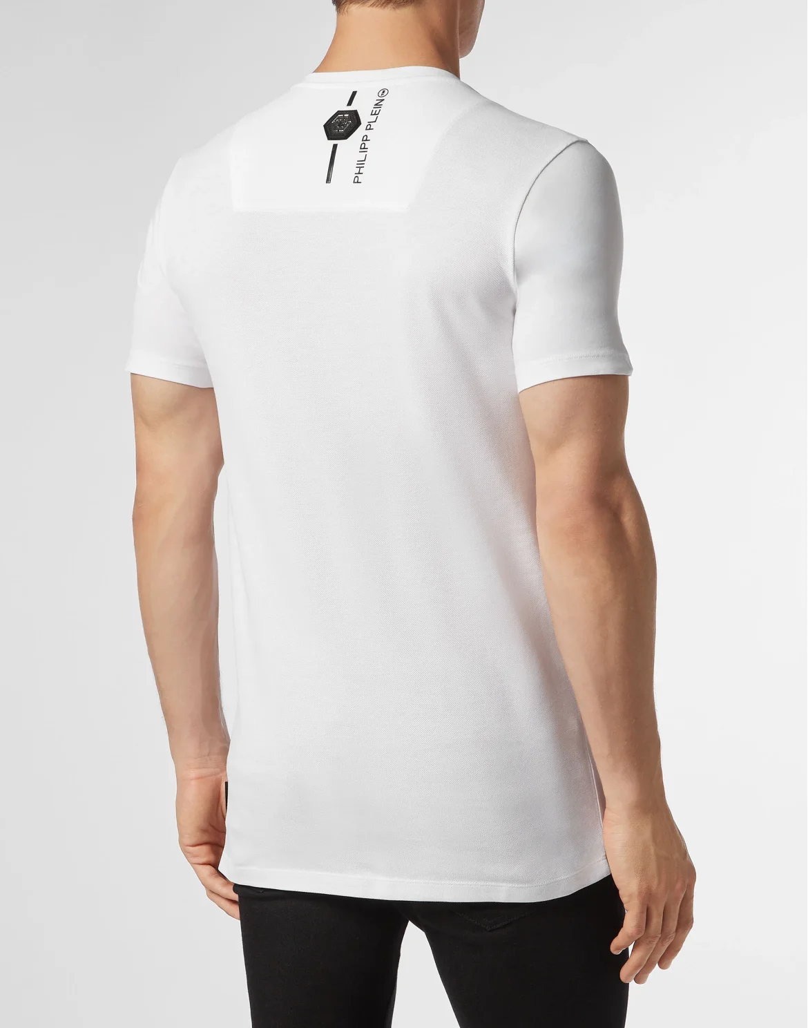 T-shirt Platinum Cut Round Neck Anniversary 20th, цвет: Белый